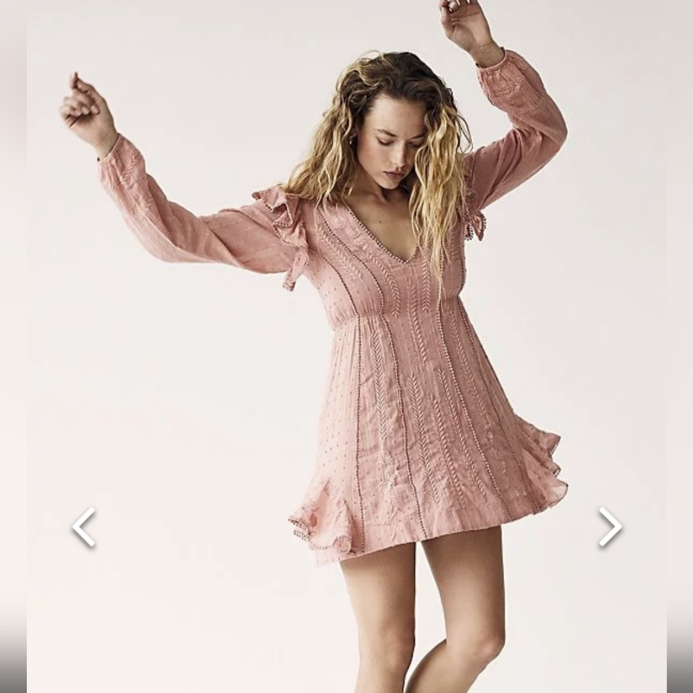 Free People Rose Isabella mini dress